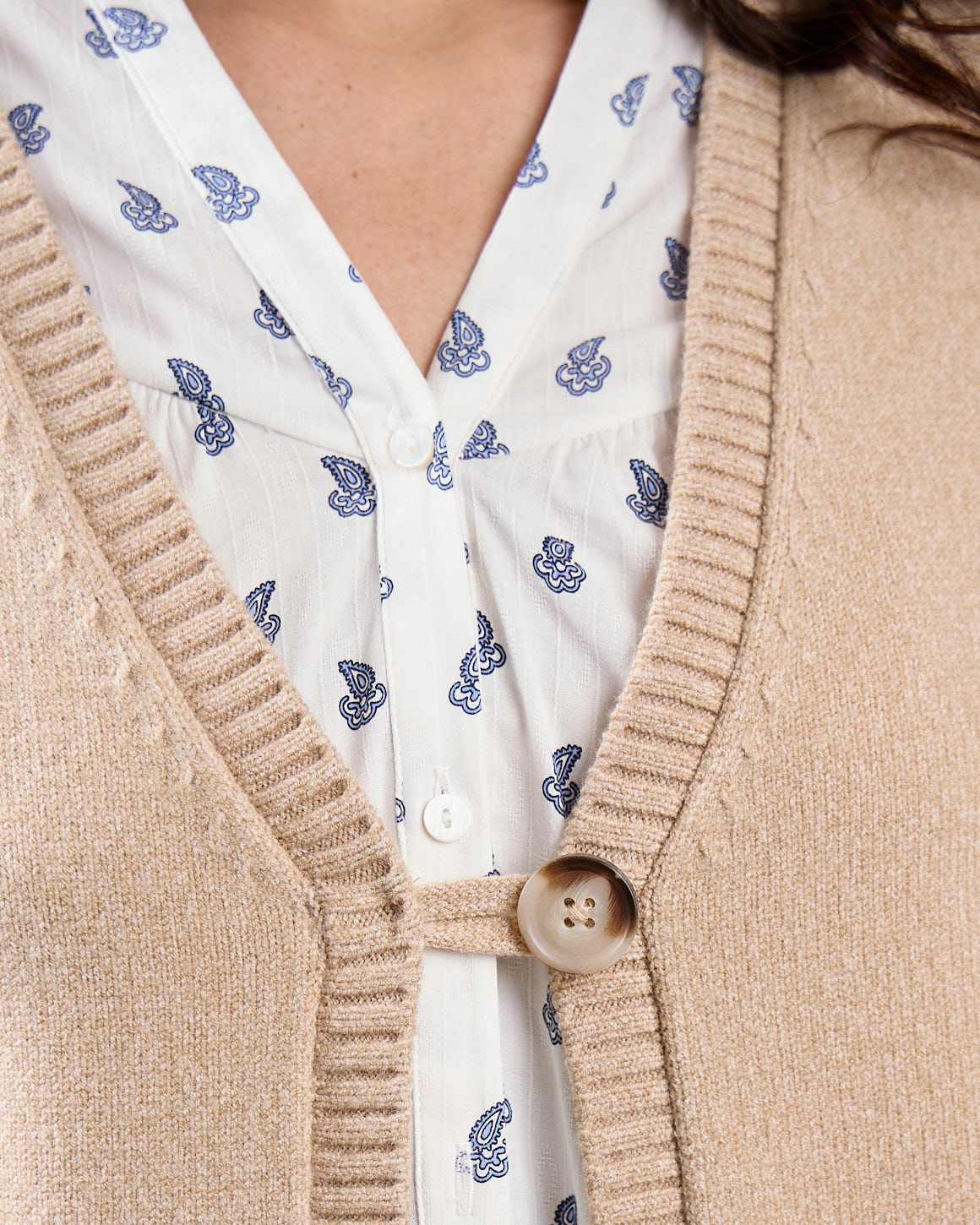 Cardigan sans manches - Image 3