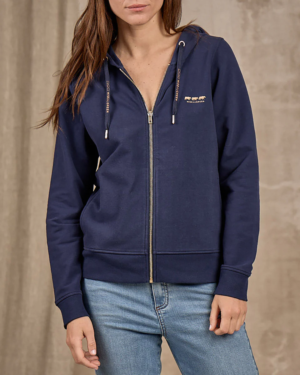 Sweat zippé