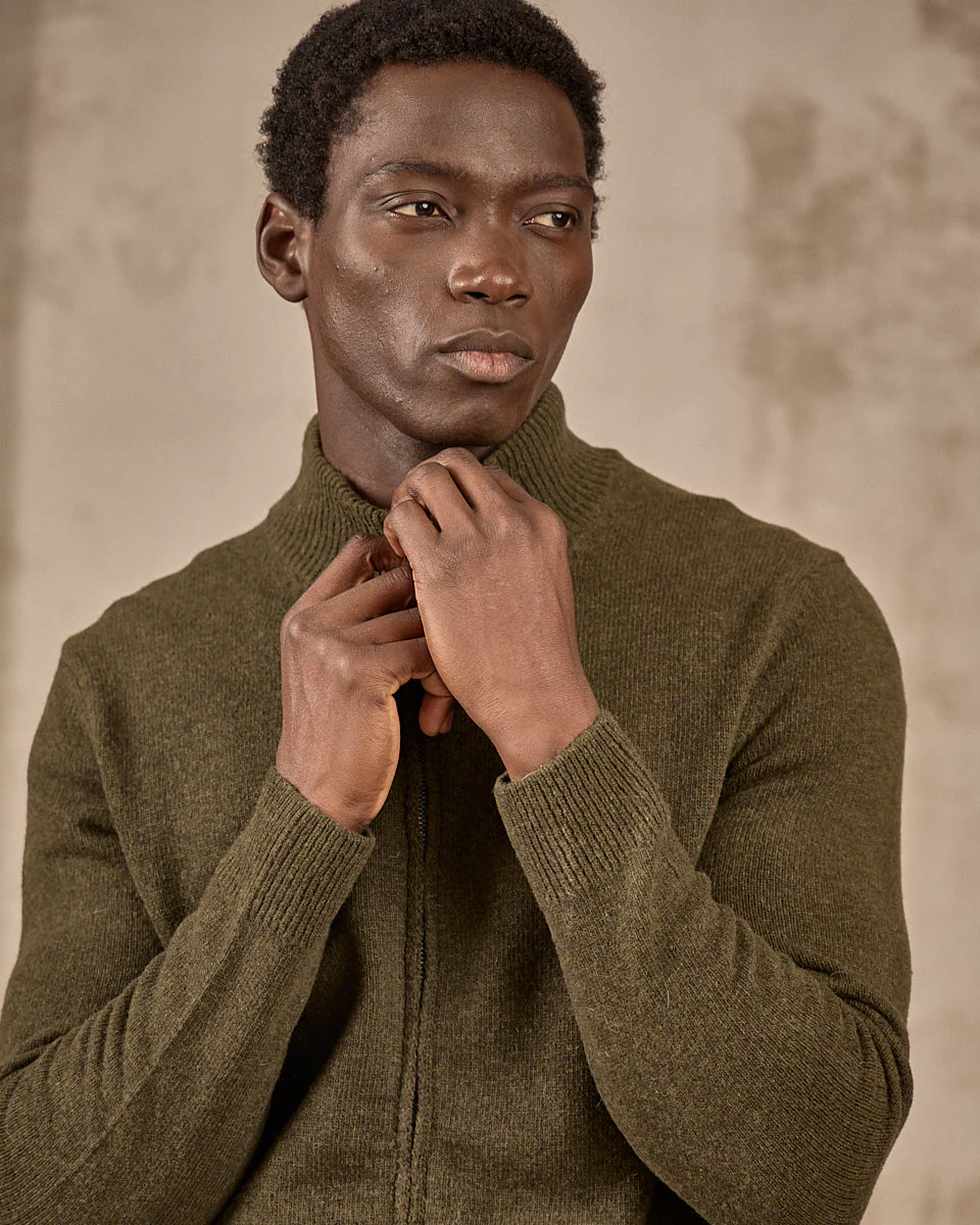 Cardigan zippé col montant - Image 2