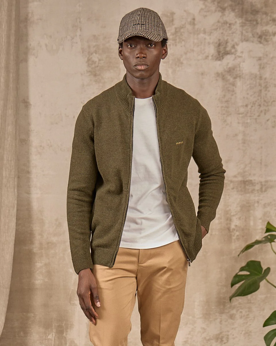 Cardigan zippé col montant - Image 6