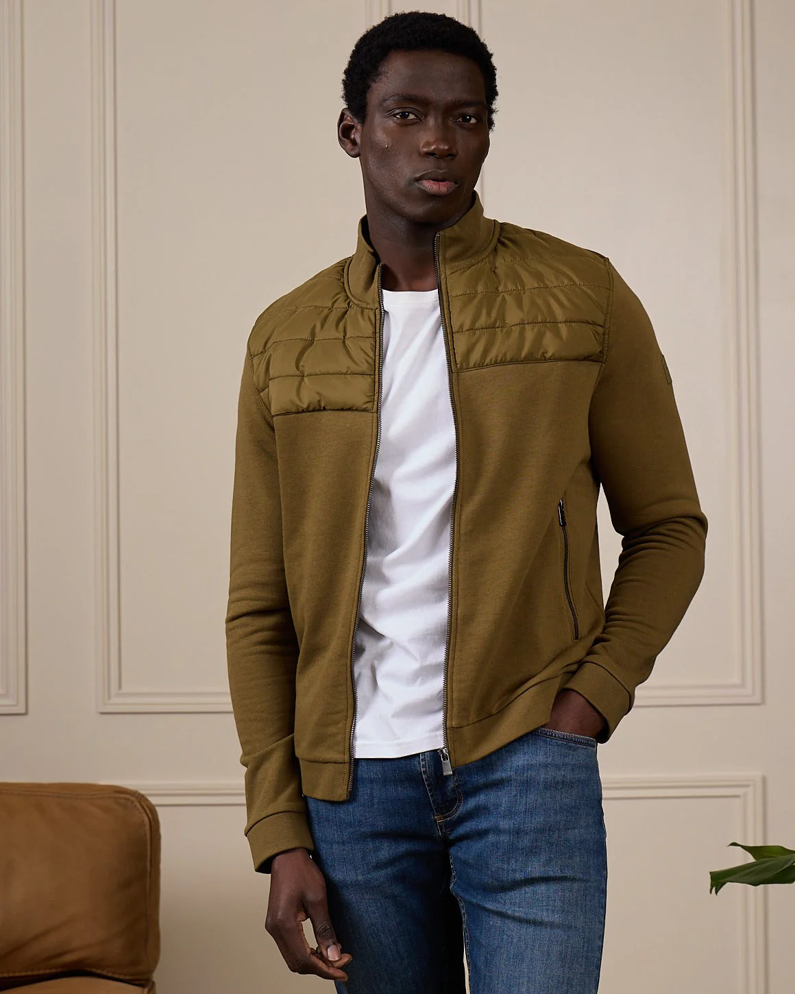 Cardigan bi-matières Gabino - Image 5