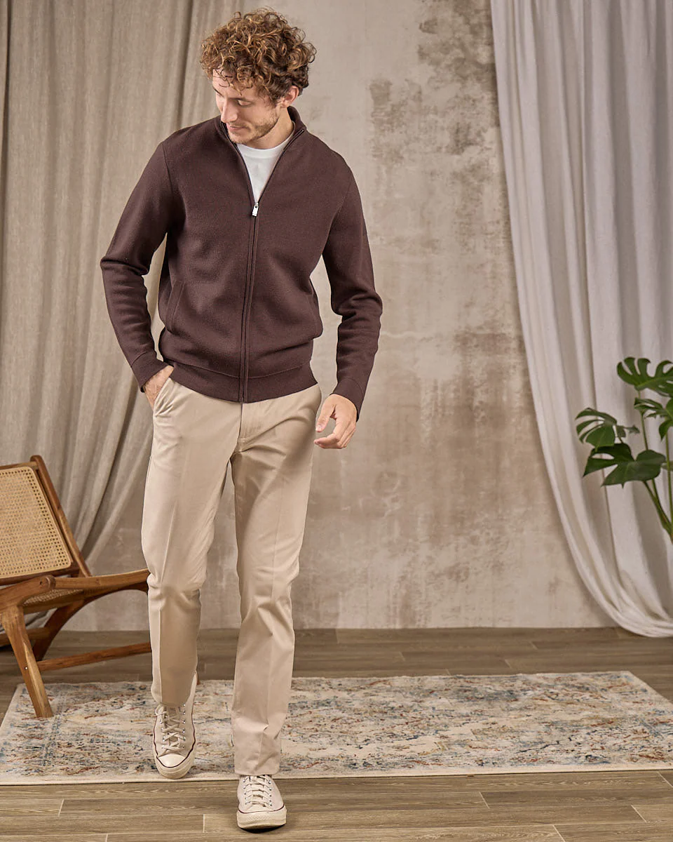 Cardigan zippé col montant - Image 3