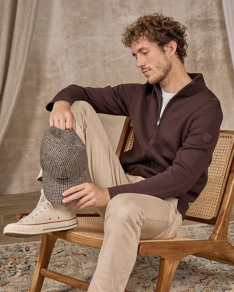 Cardigan zippé col montant - Image 5