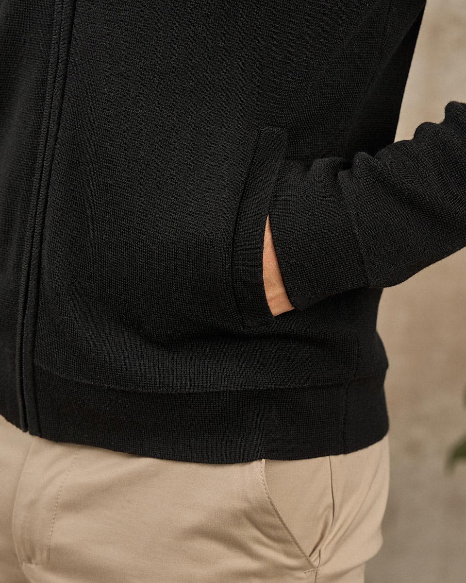 Cardigan zippé col montant - Image 7
