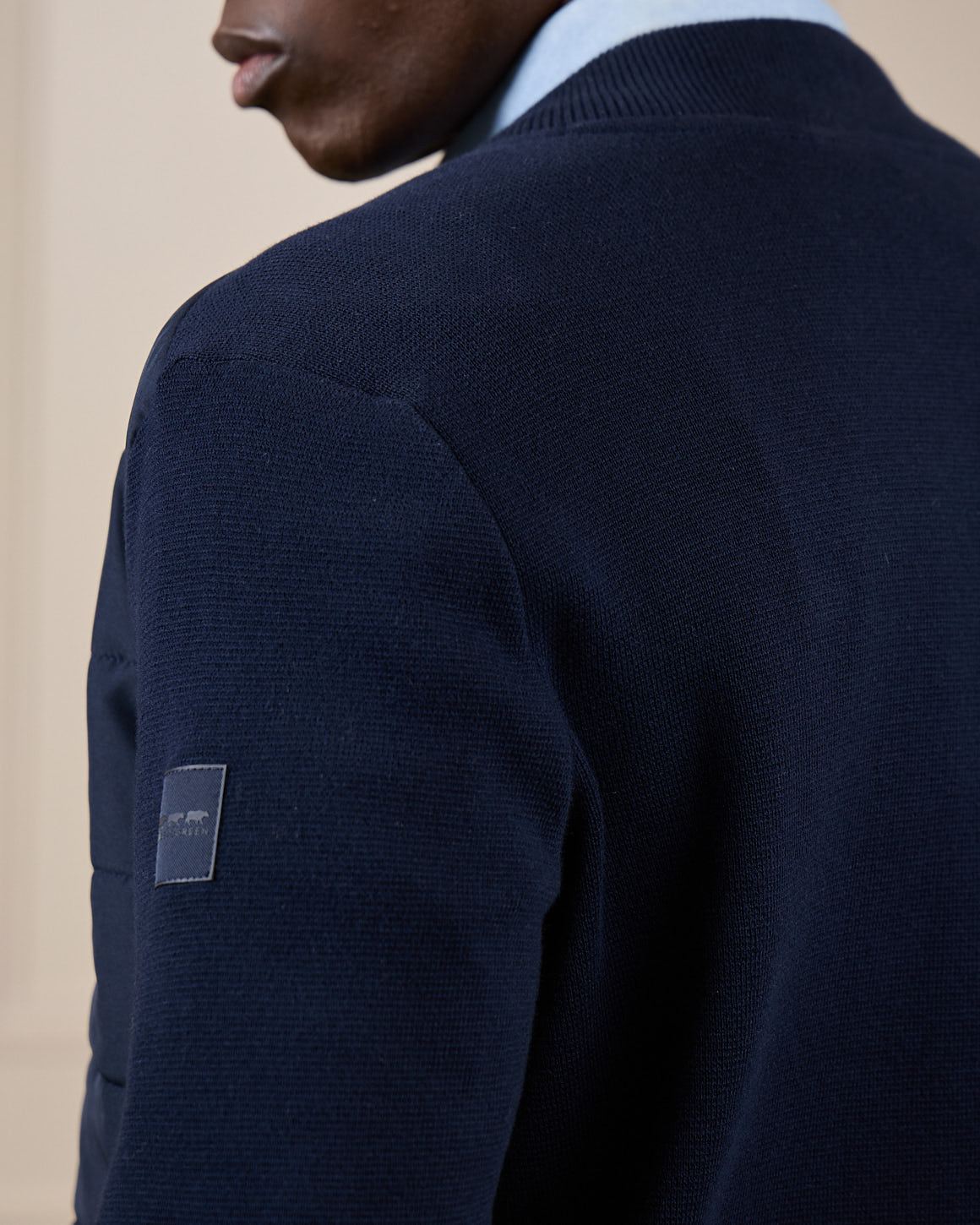 Cardigan bi-matières Gaspar - Image 4