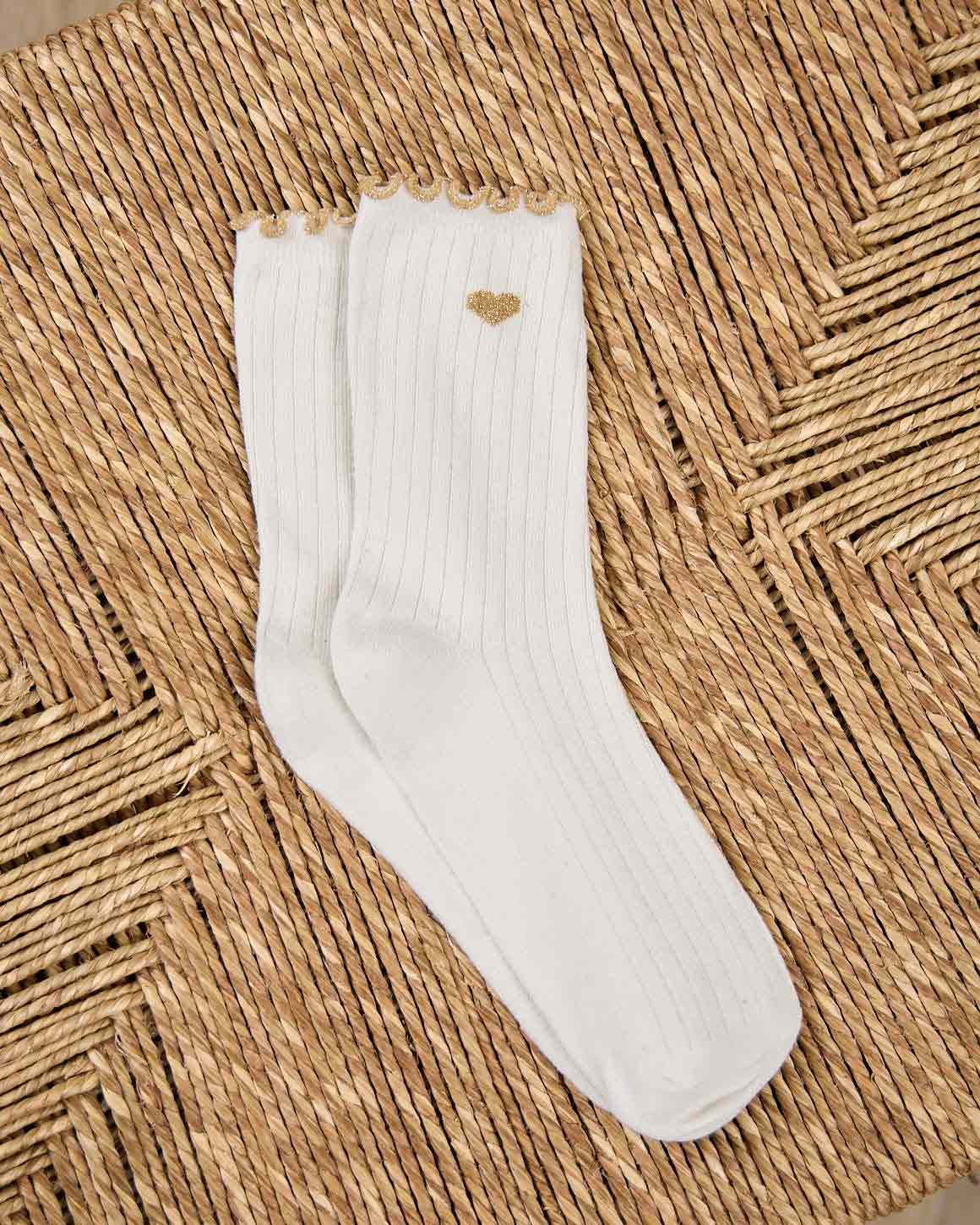 Chaussettes cœurs Gisèle - Image 3