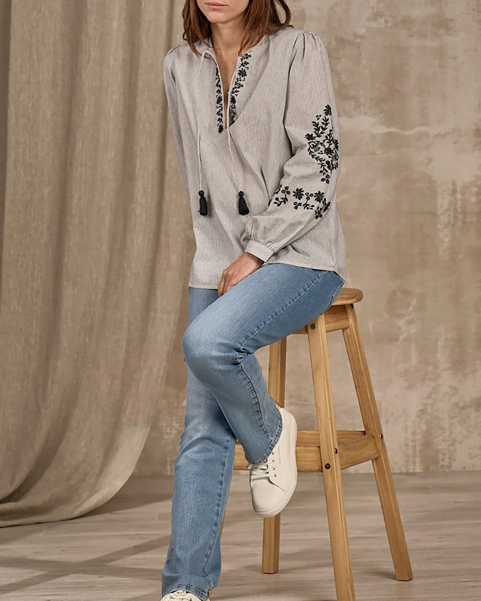 Chemise broderie Dakota - Image 3