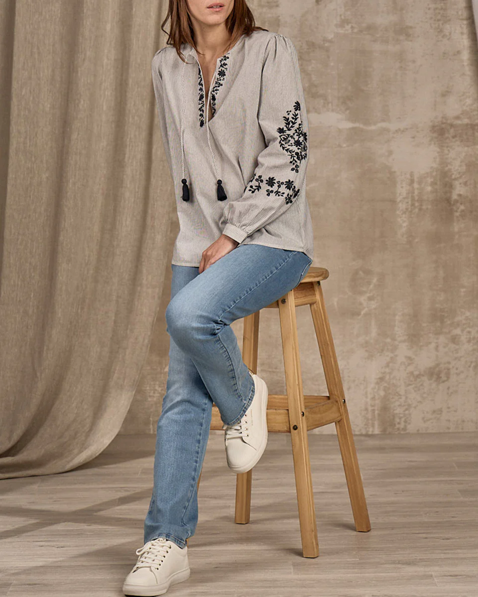 Chemise broderie Dakota - Image 6