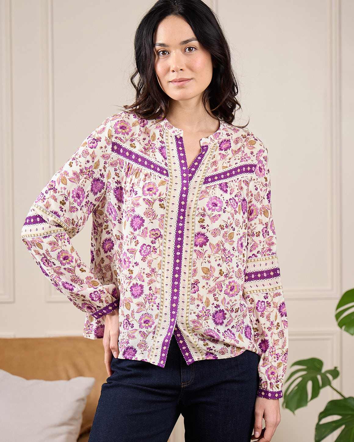 Blouse voilée