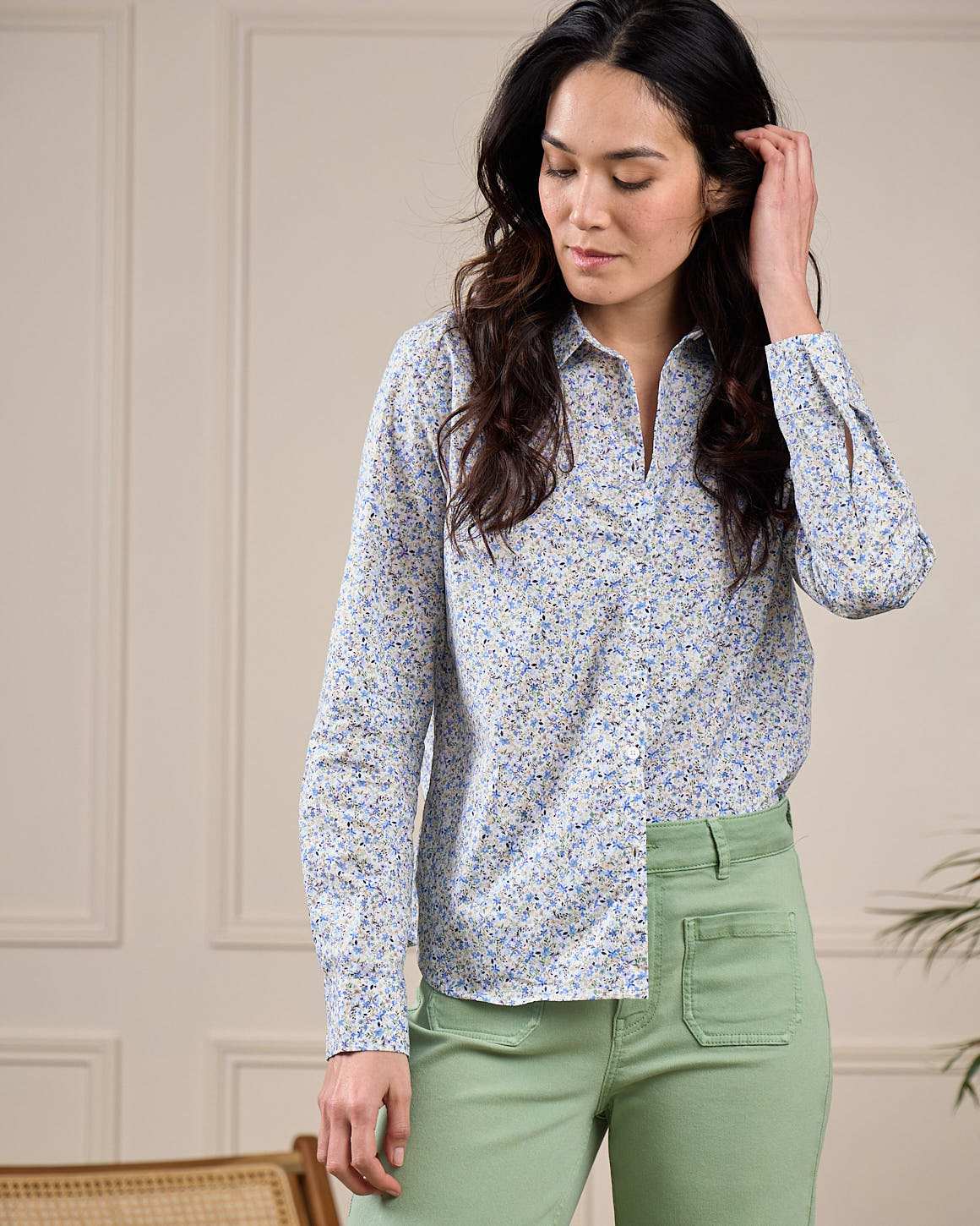 Chemise imprimée Émilia