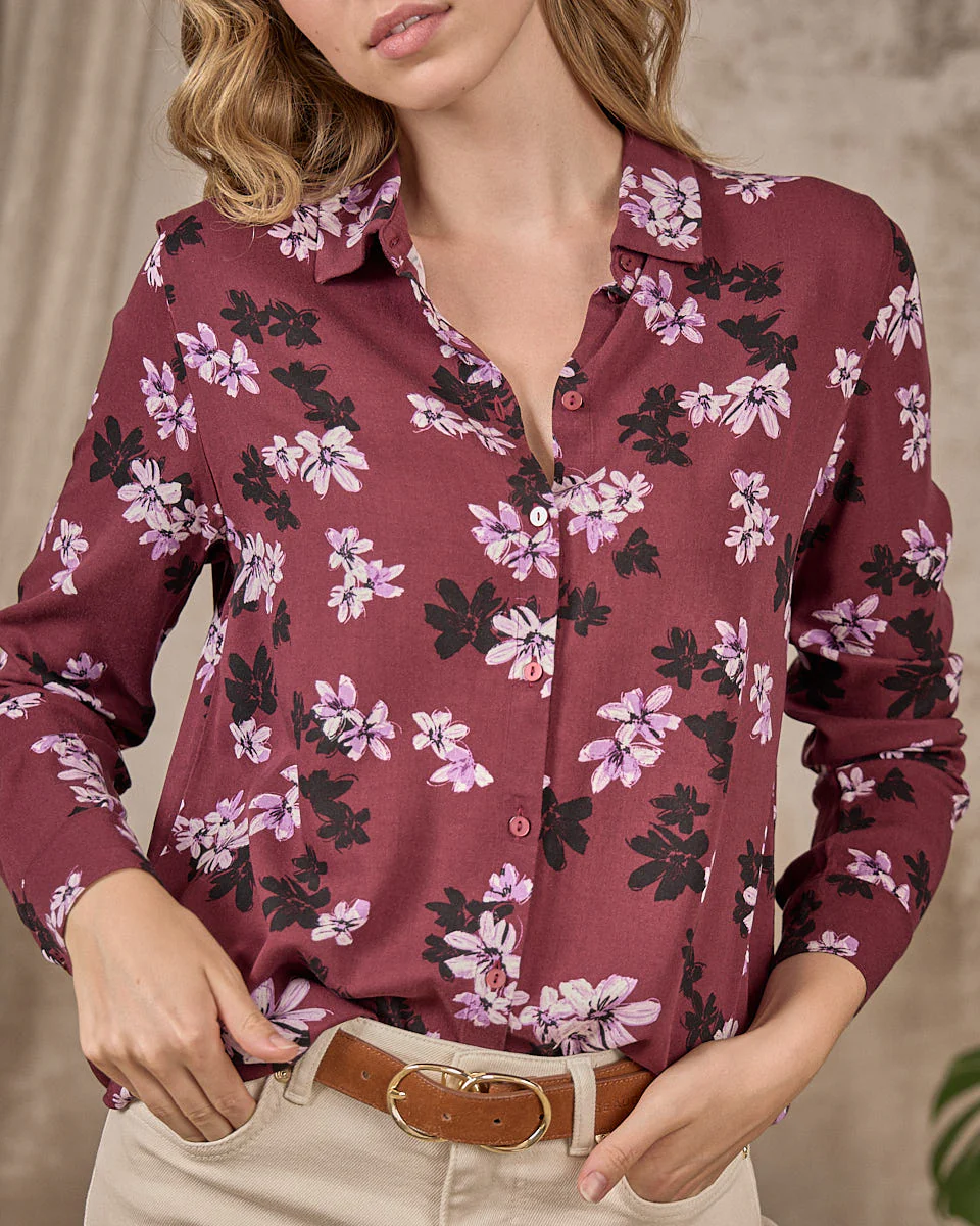 Chemise à fleurs Edith - Image 5