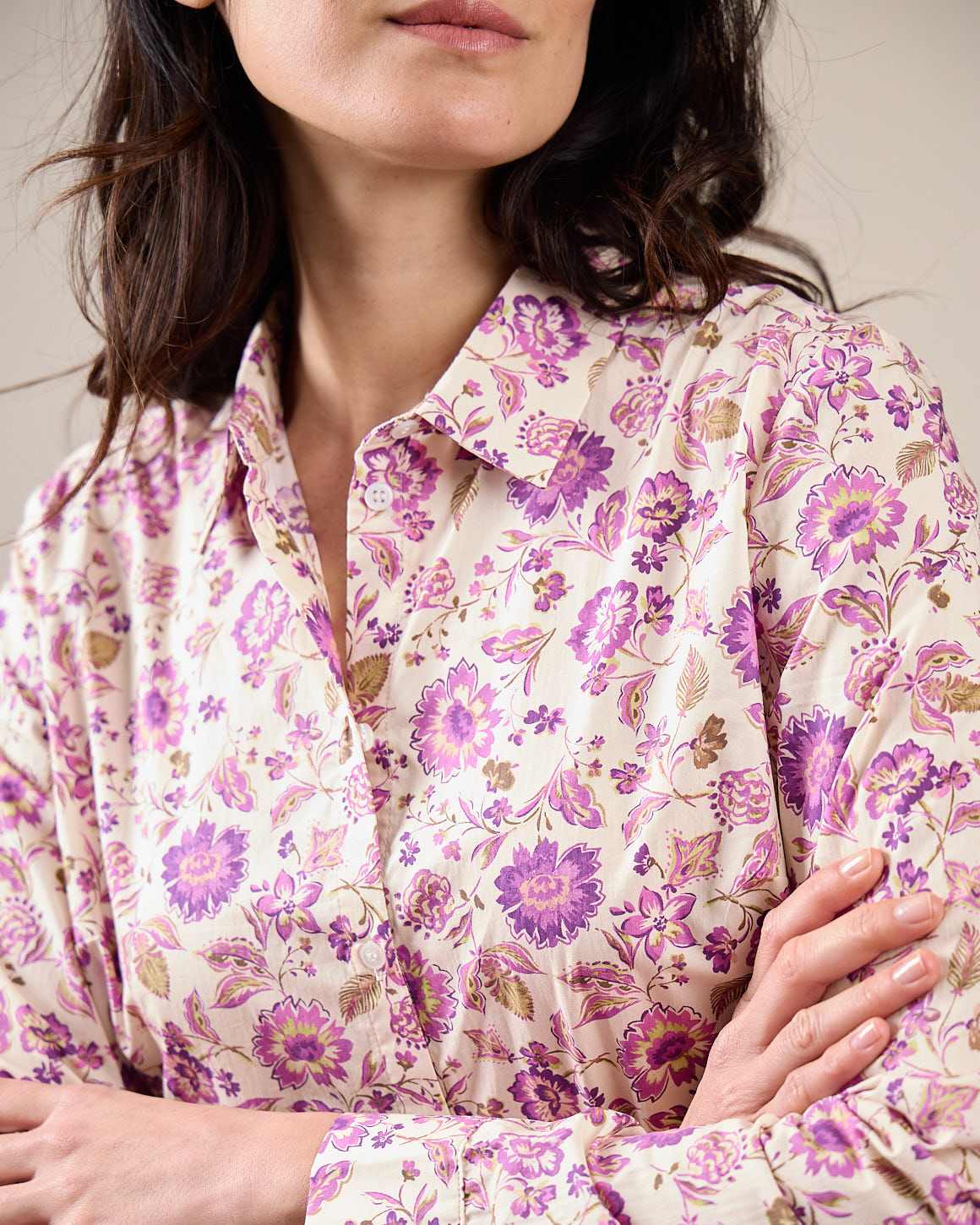 Chemise imprimée Émilia