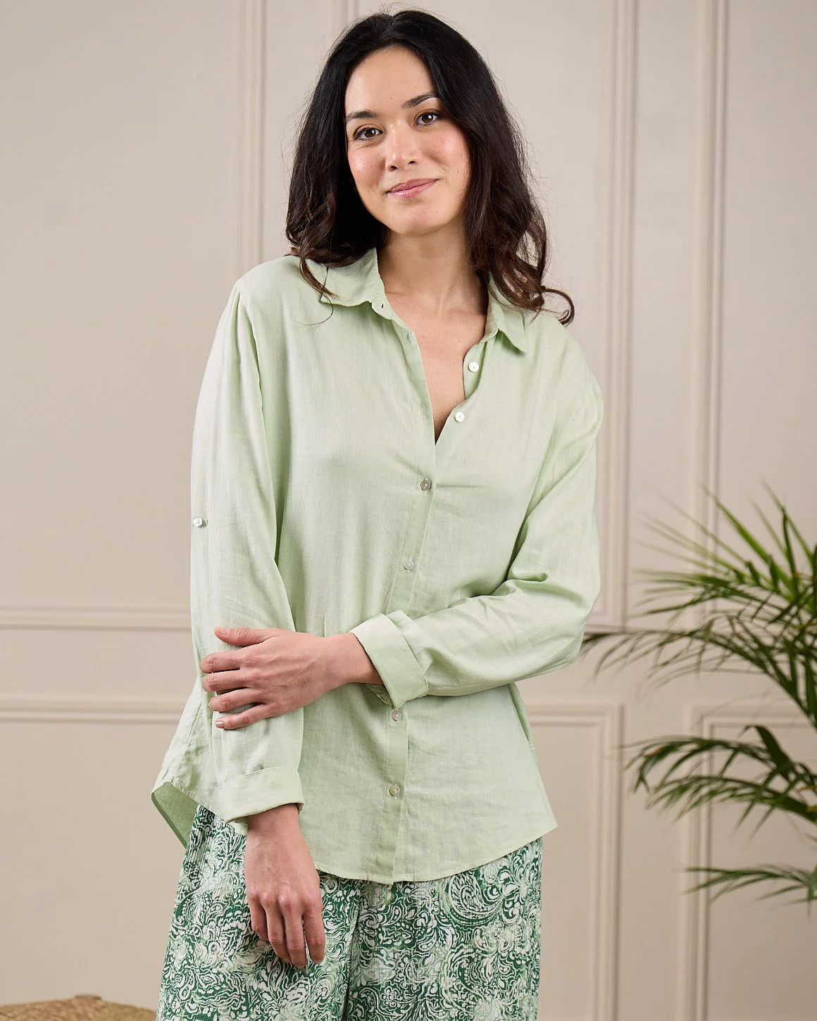 Chemise lin et viscose - Image 8