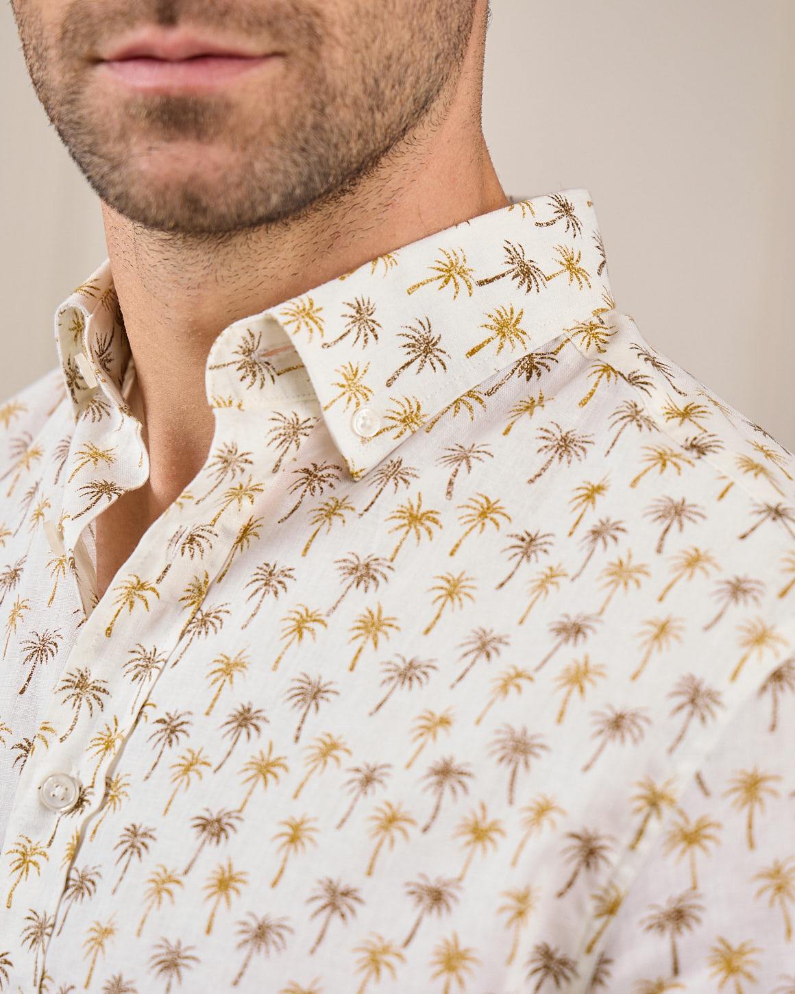 Chemise lin et coton - Image 5