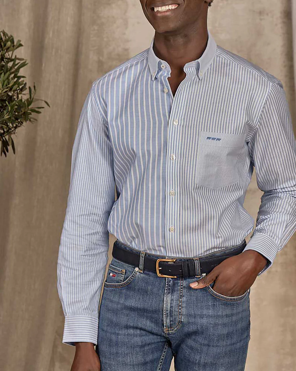Chemise fantaisie rayée - Image 3