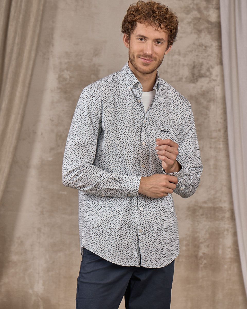 Chemise motifs feuillages - Image 3