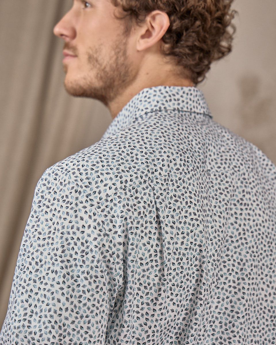 Chemise motifs feuillages - Image 5