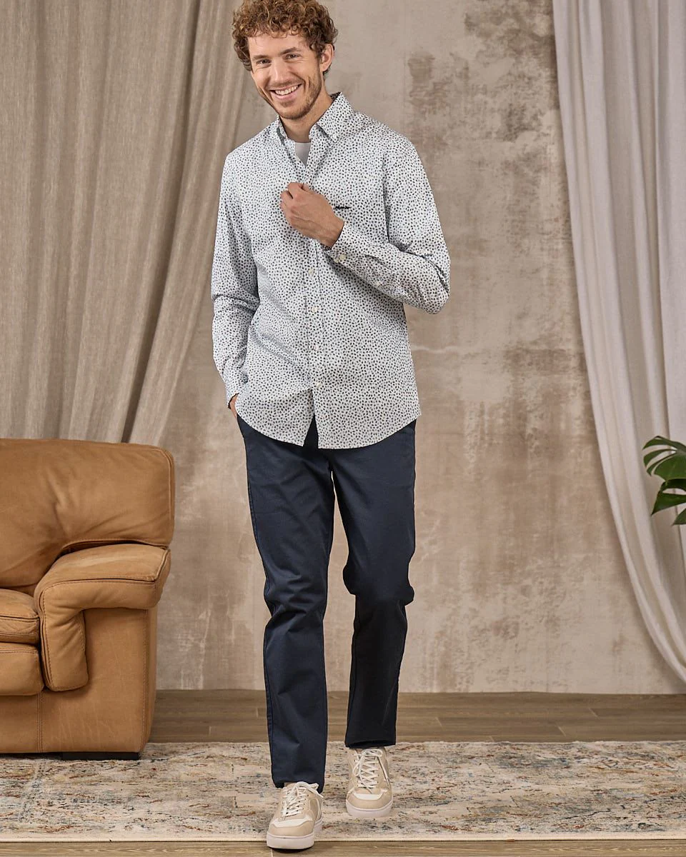 Chemise motifs feuillages - Image 6