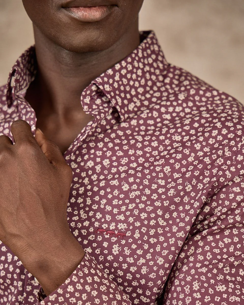 Chemise fleurie