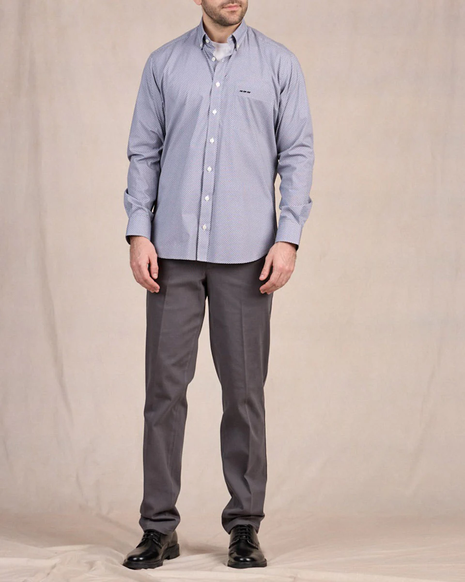 Chemise à motifs graphiques
