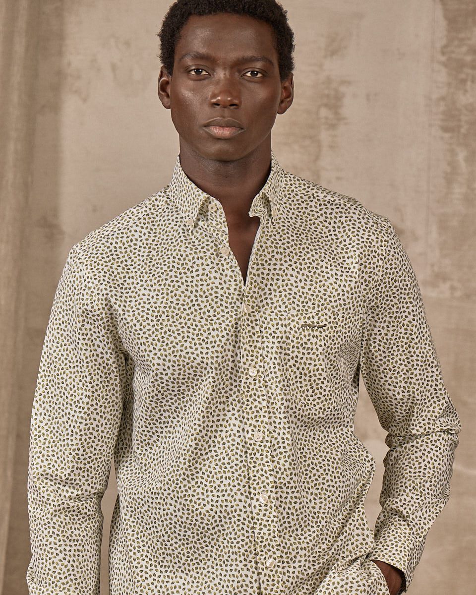 Chemise motifs feuillages - Image 2