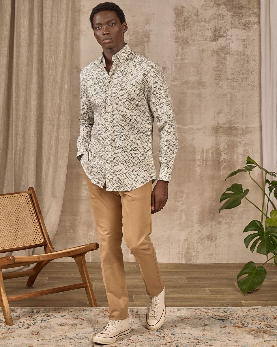 Chemise motifs feuillages - Image 3