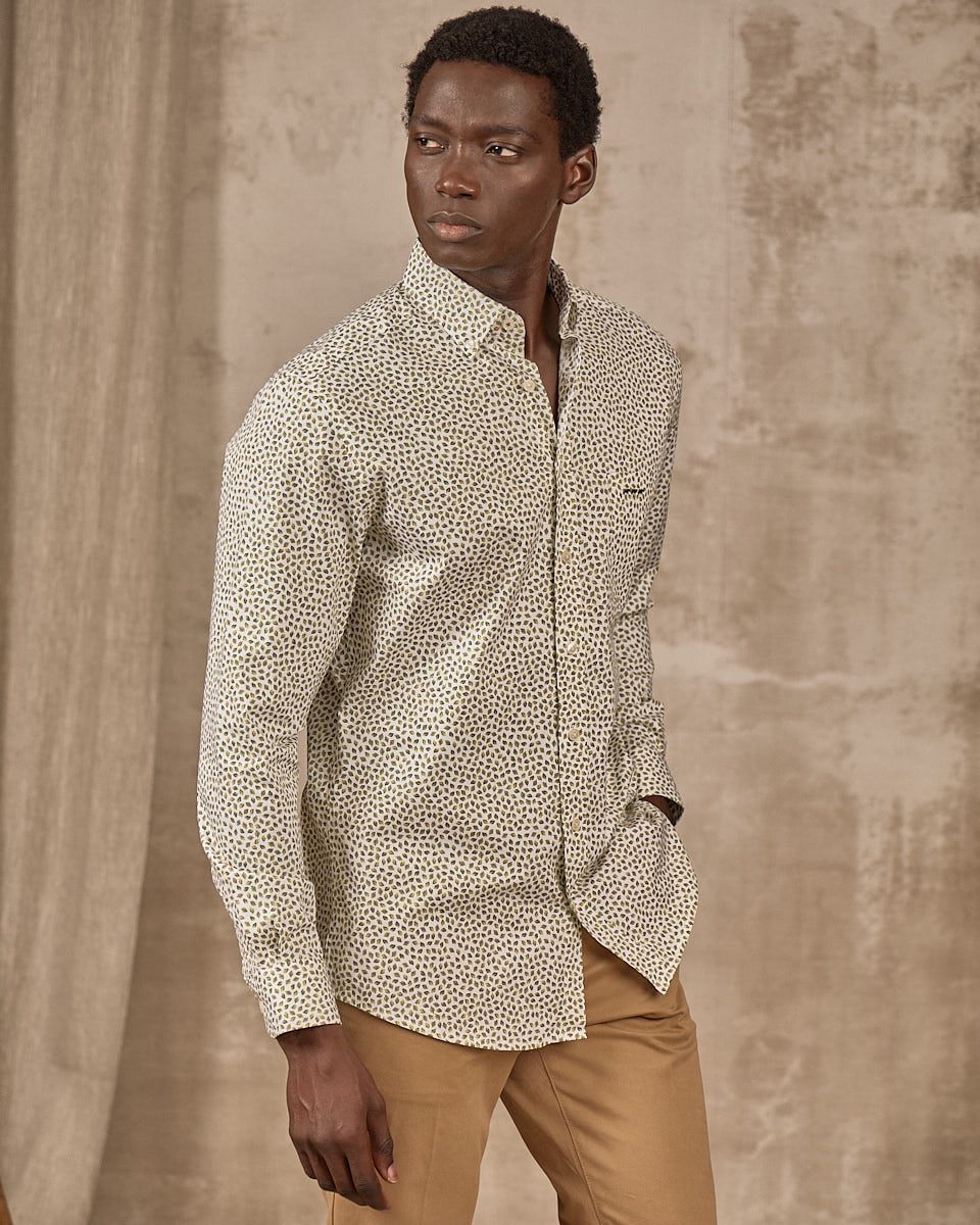 Chemise motifs feuillages - Image 4