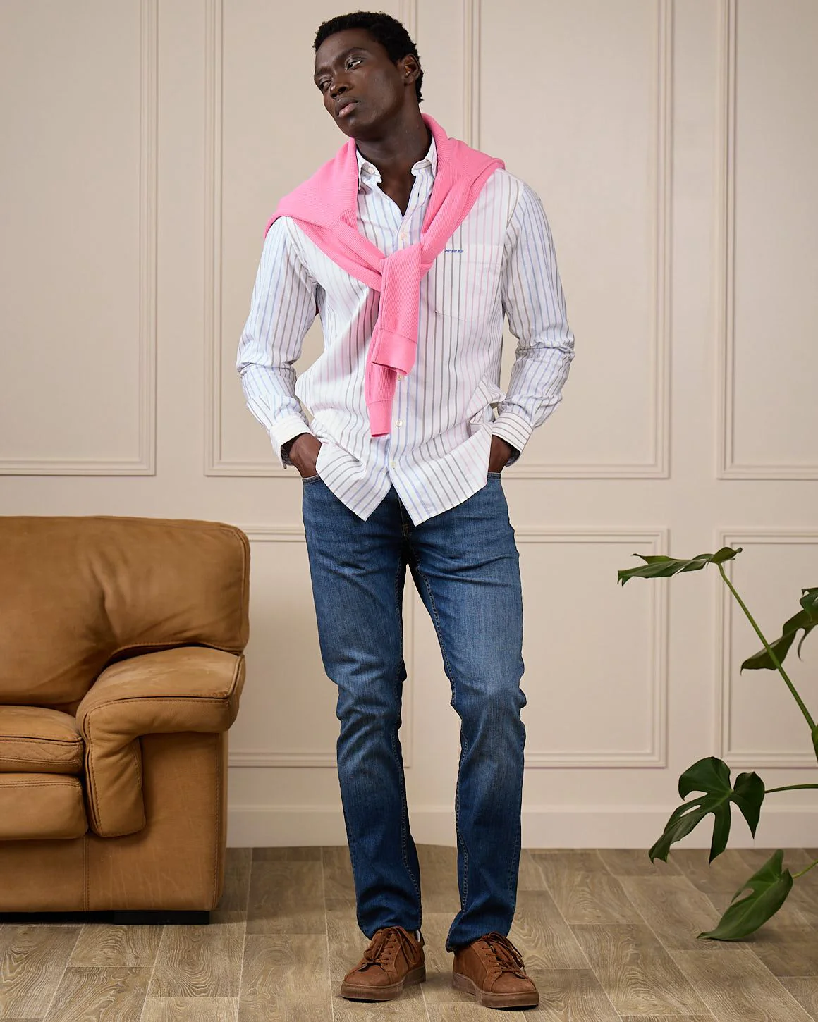 Chemise oxford patch - Image 7