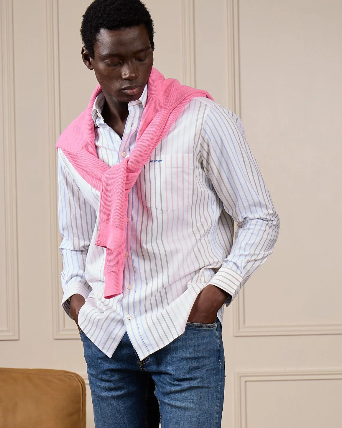 Chemise oxford patch - Image 8