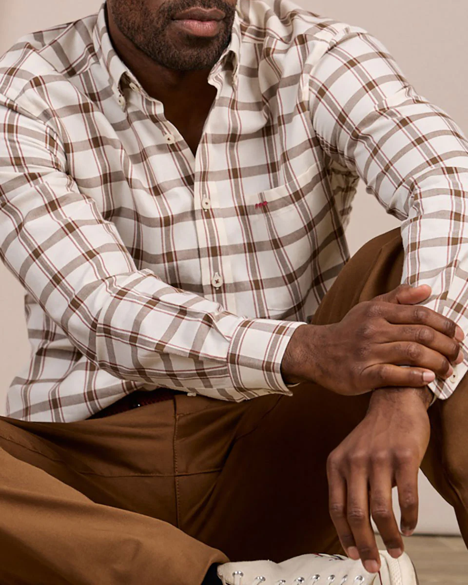 Chemise à carreaux
