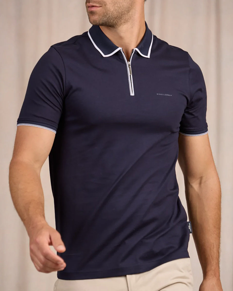 Polo ville zippé