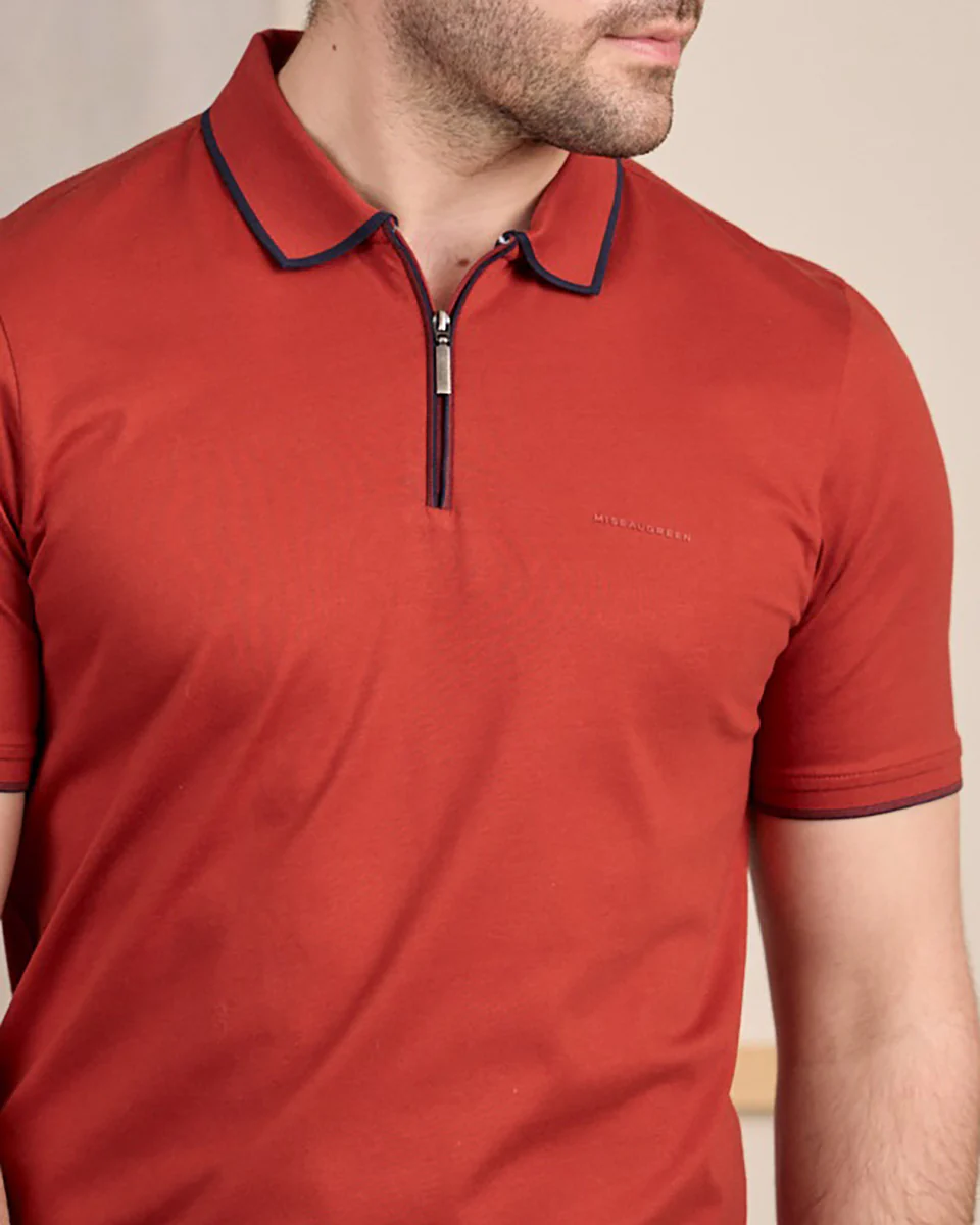 Polo ville zippé