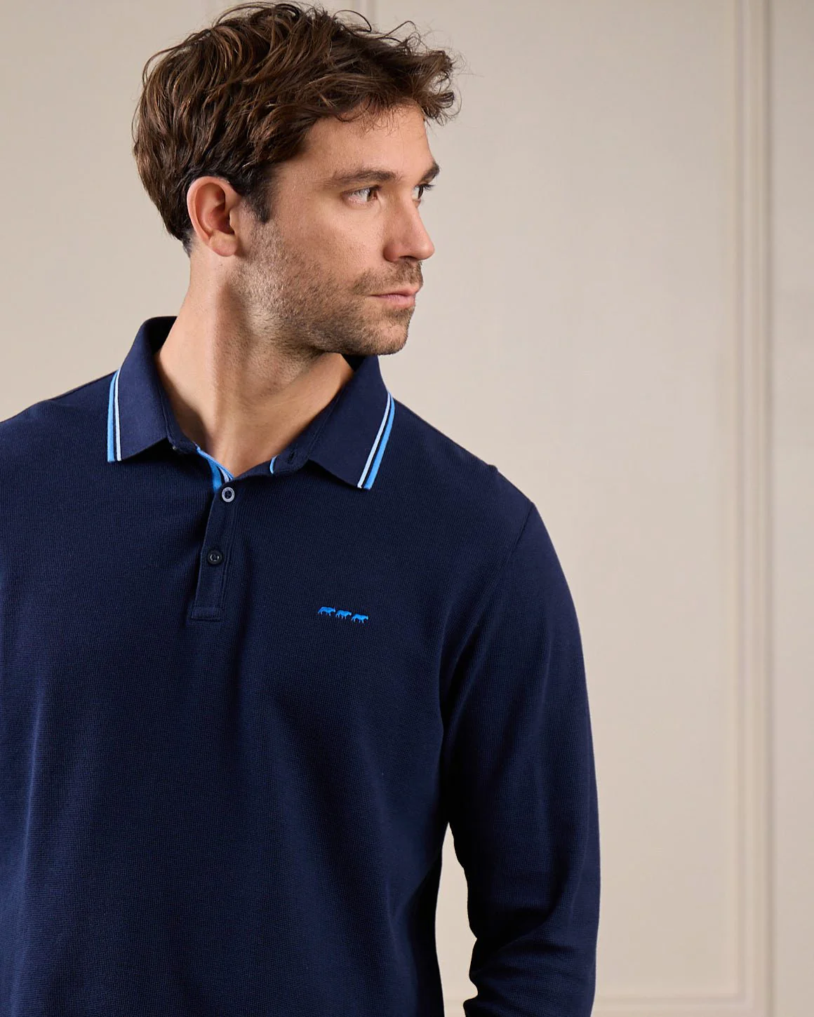 Polo manches longues George