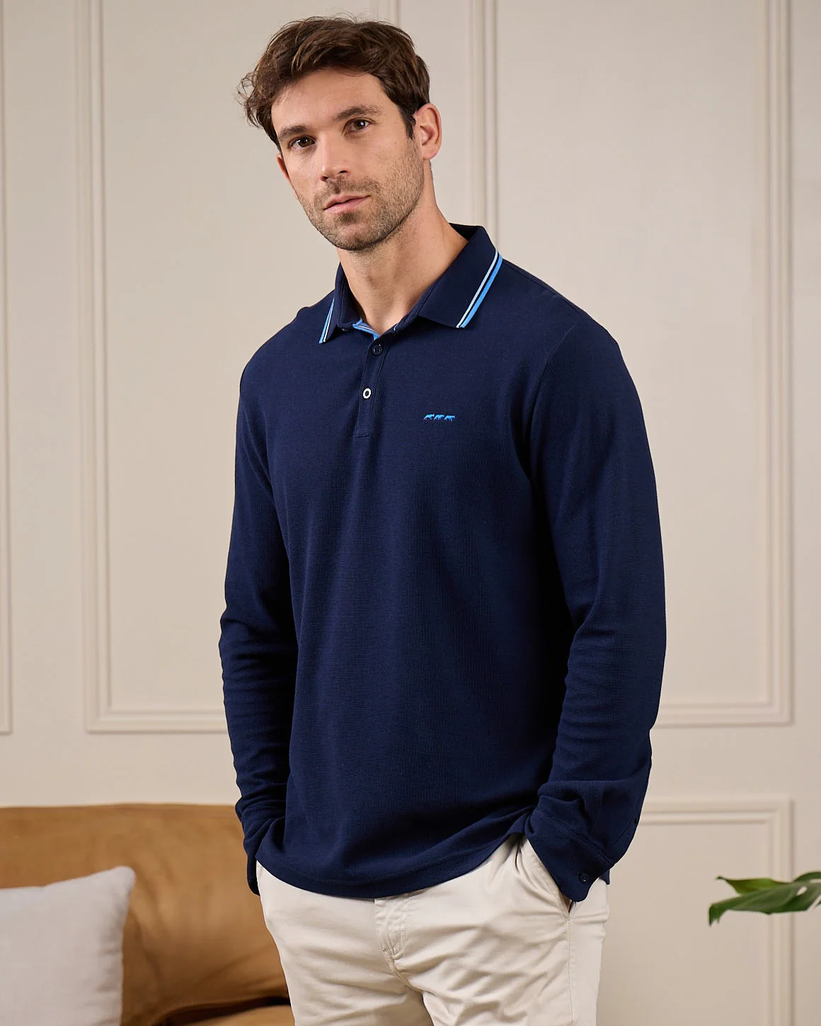 Polo manches longues George - Image 3