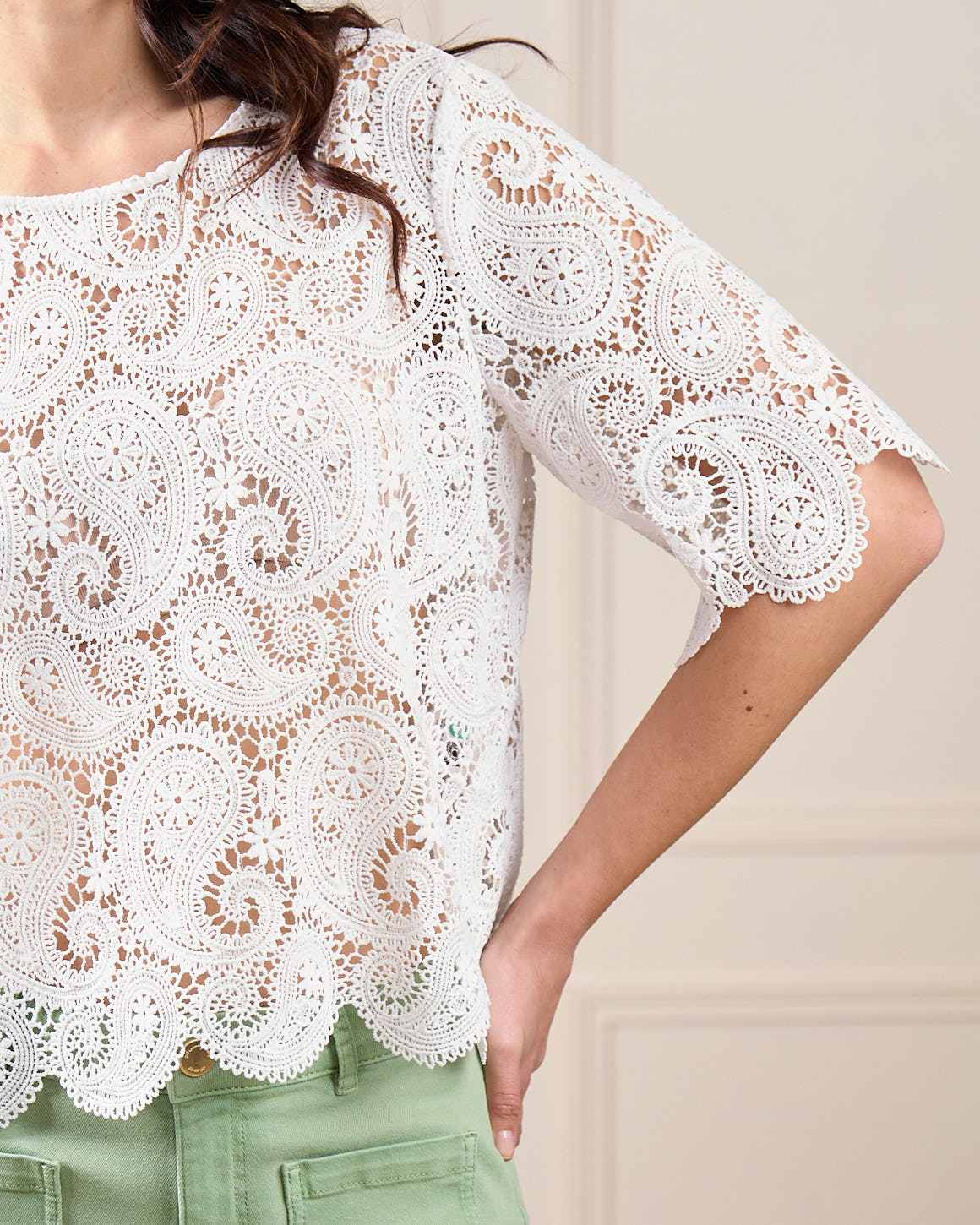 Top guipure Gianni - Image 3