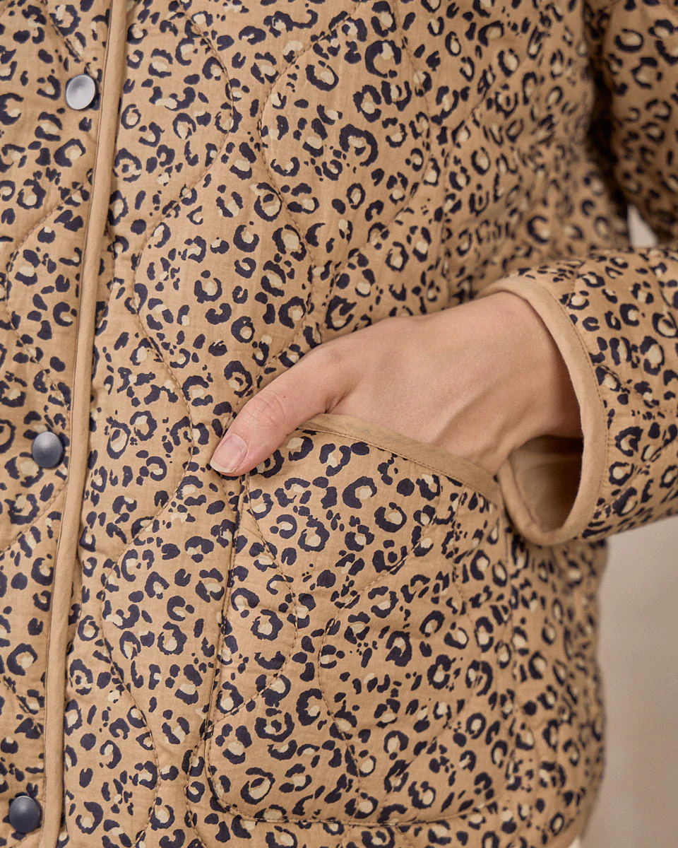 Veste matelassée léopard - Image 3